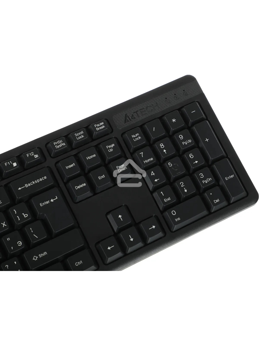 Клавиатура A4Tech KR-3 проводная, USB, черный