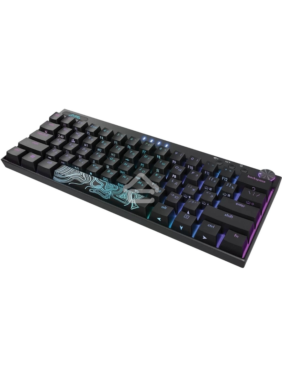 Клавиатура GMNG GG-KB500XW (1910516) беспроводная, USB, Bluetooth/Радиоканал, черный