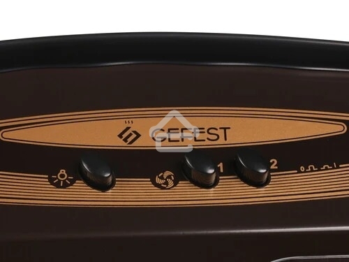 Вытяжка каминная Gefest ВВ 2 К17 коричневый/золотистый, 50 см, 180 куб. м/ч, 64 дБ