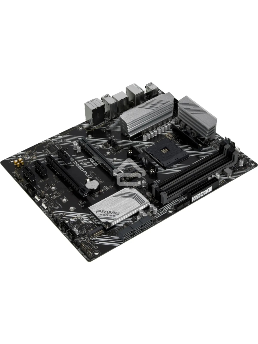 Материнская плата ASUS PRIME B550-PLUS, AM4, AMD B550, 4xDDR4, 6xSATA, 2xM.2, 1xPCIe 3.0 x16, 1xPCIe 4.0 x16, 3xPCIe x1, 1xDP, 1xHDMI, 1x 1Gb LAN, 1xUSB 3.2 Gen 2, 4xUSB 3.2 Gen 1, 2xUSB 2.0, 5x3.5 мм, 7.1, ATX