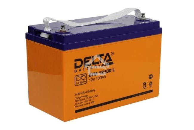 Батарея Delta DTM 12100 L 12В 100Ач