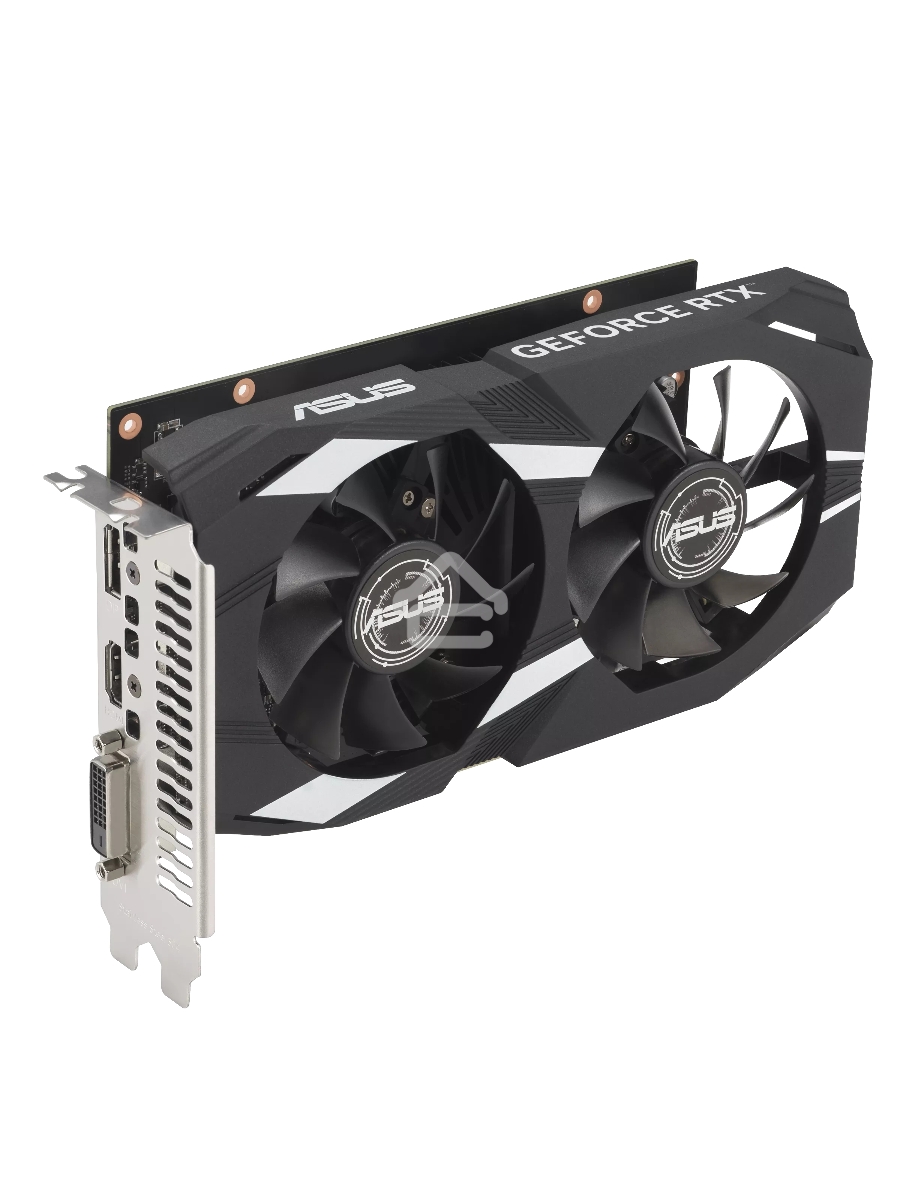 Видеокарта Asus DUAL-RTX3050-O6G NVIDIA GeForce RTX 3050 6Gb 96bit GDDR6 PCI-E 4.0 1507/14000 DVIx1 HDMIx1 DPx1 HDCP Ret
