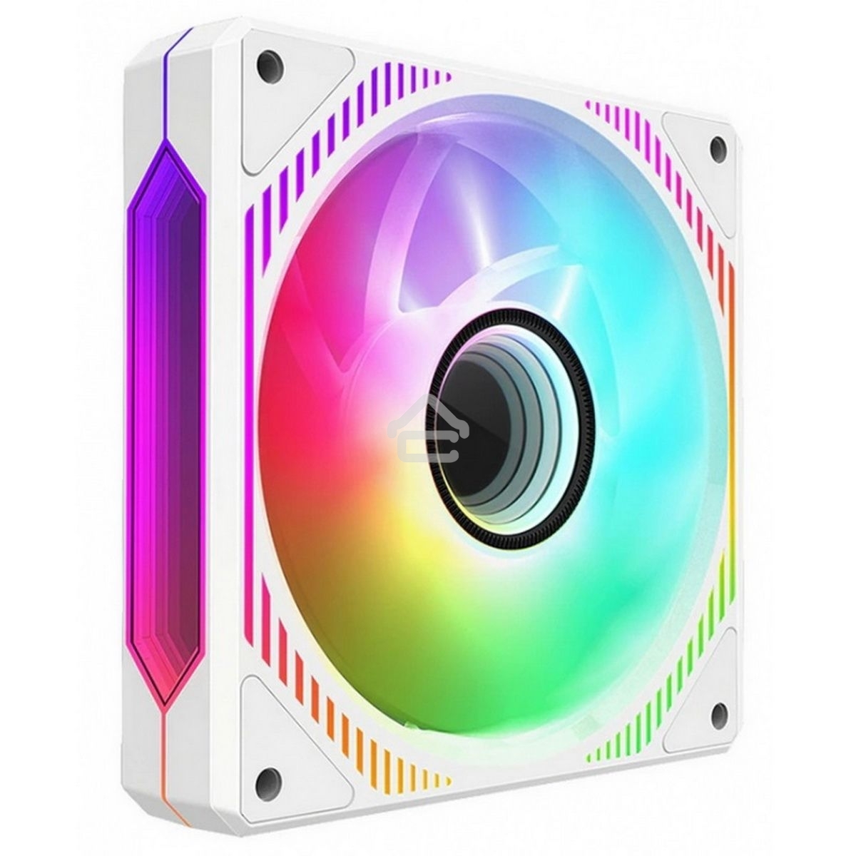 Вентилятор для корпуса Alseye Mirror-W-R белый, 120 мм, 2000 об/мин, 35.2 дБ, 4 pin