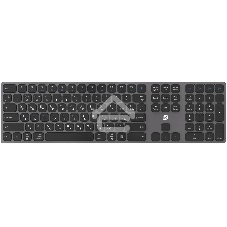 Клавиатура беспроводная Oklick K867W (2002130), USB, Bluetooth/Радиоканал, серый/черный