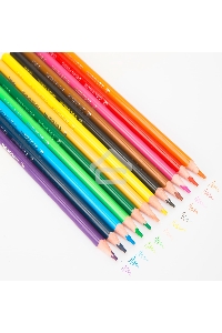 Карандаши цветные Deli ColoRun EC00120 трехгранные пластик 24цв. коробка/европод.