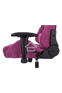 Кресло игровое Бюрократ VIKING KNIGHT LT15 FABRIC малиновый крестовина металл/пластик