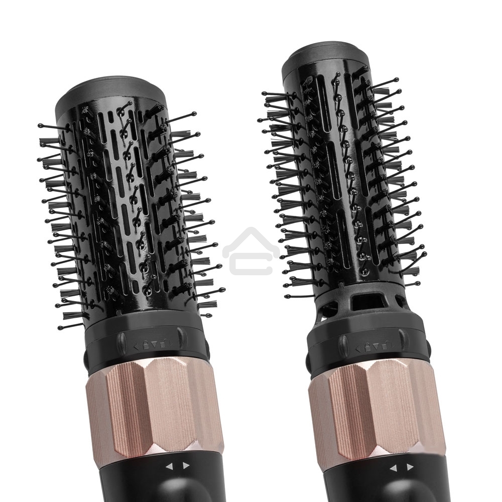 Стайлер Endever Aurora-504 1200 Вт, черный/розовое золото, 3 режима температуры, вращение в двух направлениях, керамическое покрытие