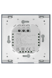 Выключатель двухклавишный без нейтрали Aqara Smart Wall Switch H1 EU (WS-EUK02 graphite) 