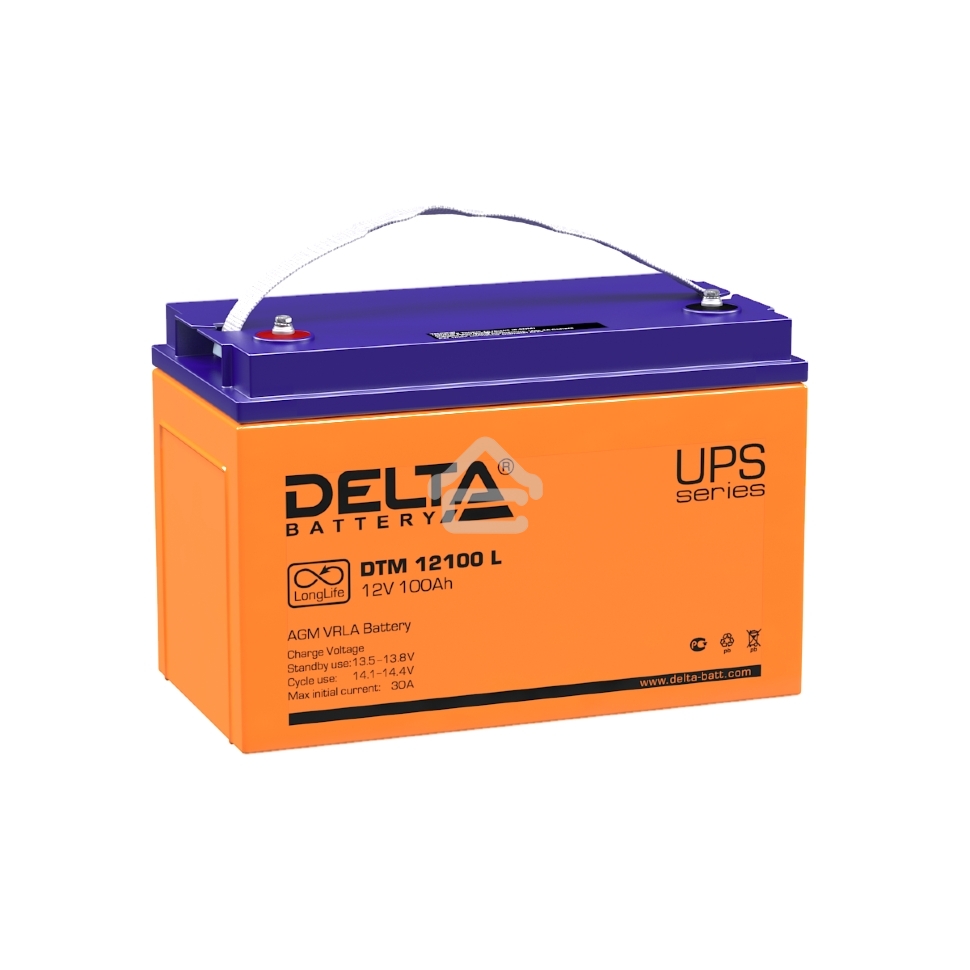 Батарея Delta DTM 12100 L 12В 100Ач