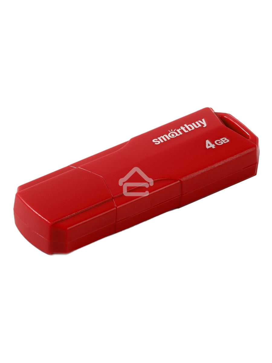 Флеш диск USB SmartBuy 4GB CLUE Red (SB4GBCLU-R)