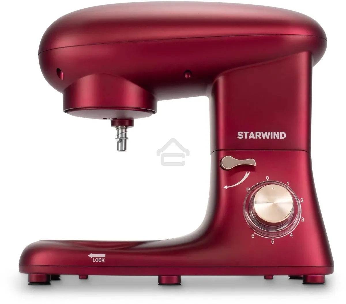 Миксер планетарный Starwind SPM7170 1600 Вт, гранатовый