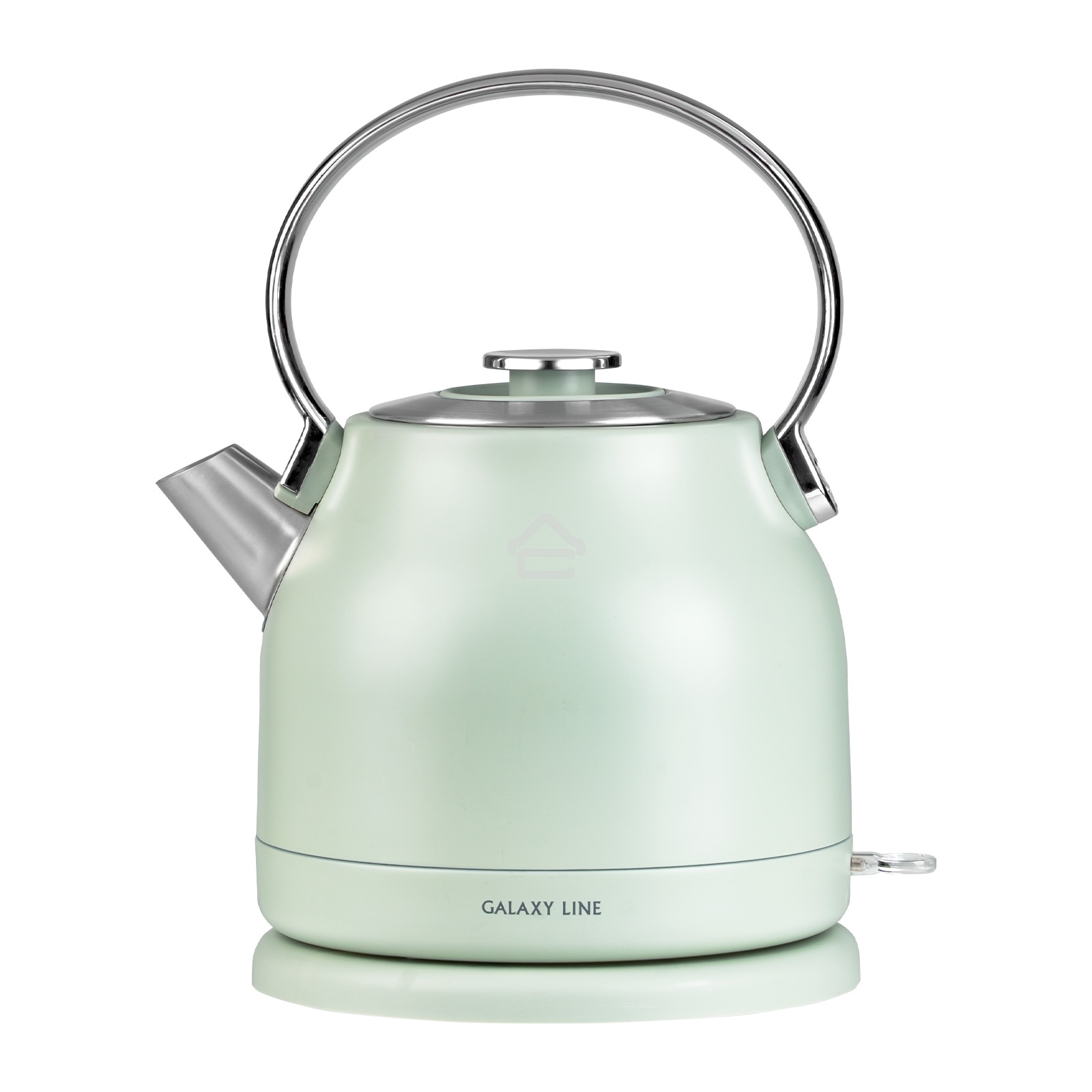 Чайник электрический Galaxy Line GL 0333, мятный, металл, 2200 Вт, 1,5 л