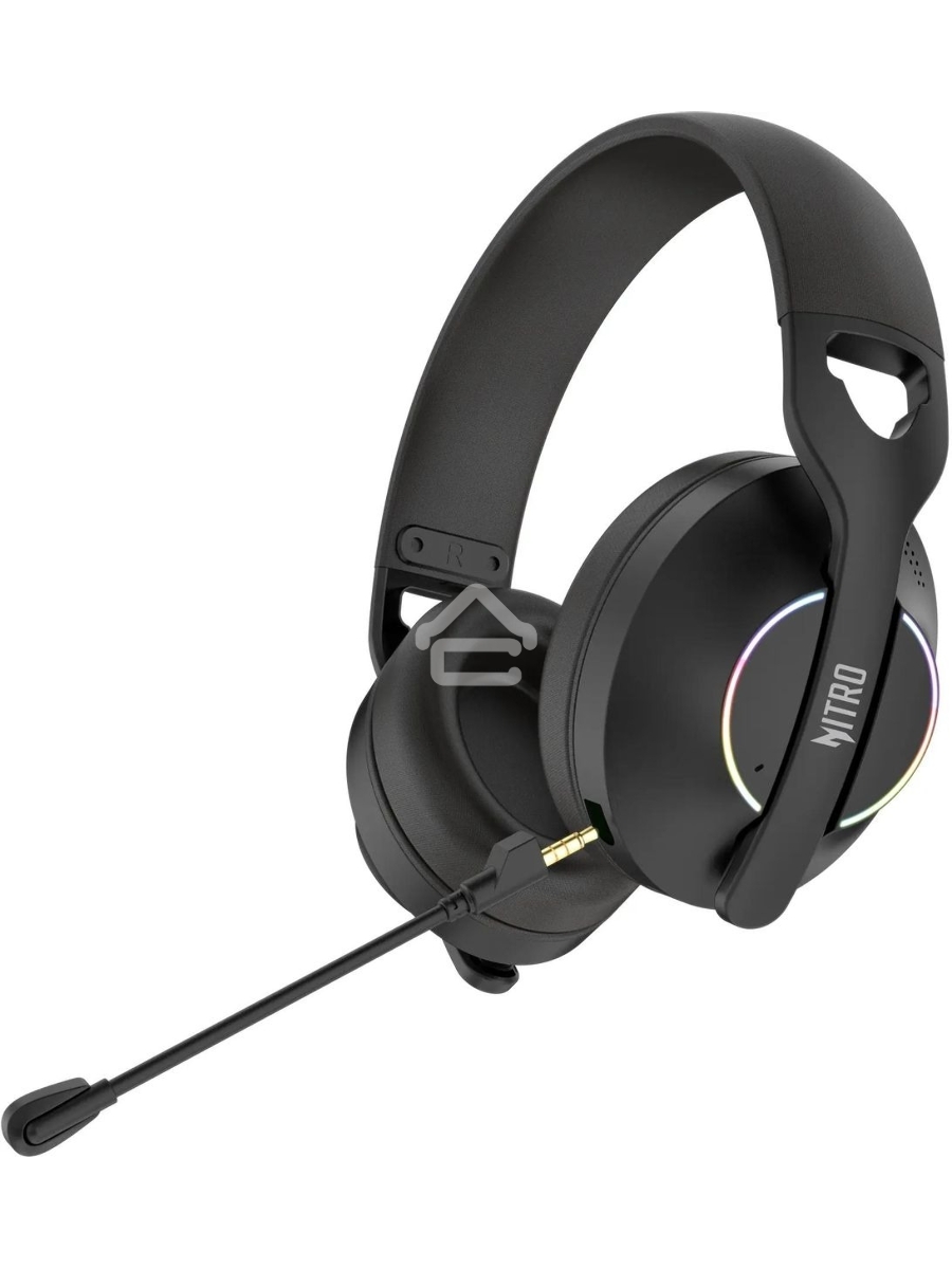 Гарнитура игровая Acer OHR400 черный для компьютера/мобильных устройств  мониторные