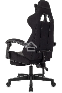 Кресло игровое Zombie Shadow черный Neo Black с подголов. крестов. пластик подст.для ног пластик черный