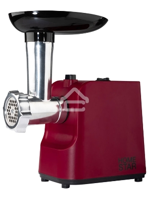 Мясорубка HOMESTAR HS-2033 2000 Вт, 1.5 кг/мин, красный