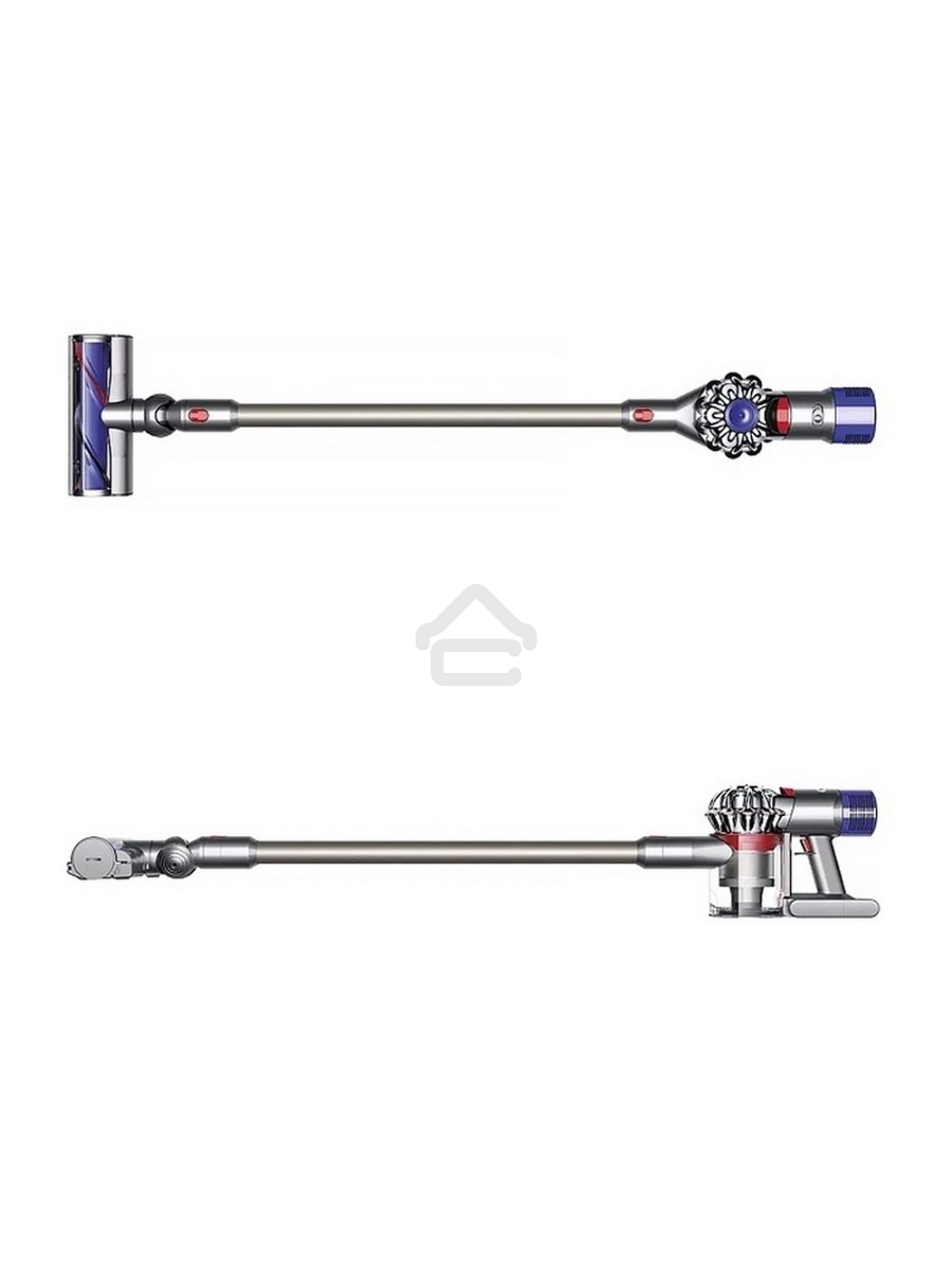 Пылесос вертикальный Dyson V8 Absolute оранжевый/серебристый, питание от аккумулятора, 115 Вт, уборка сухая, пылесборник 0.54 л, работа от АКБ max - 40 мин
