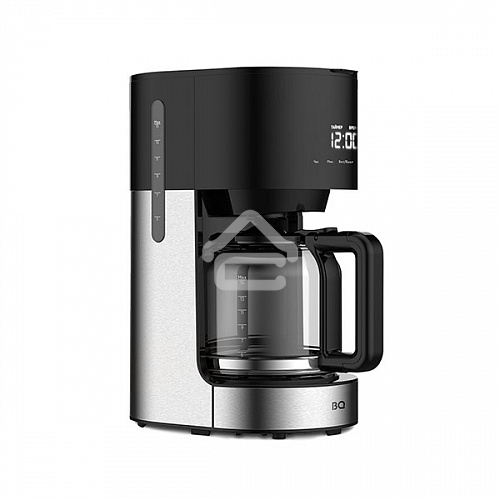 Кофеварка капельнаяBQ CM1001 черный-стальной, исп. кофе -молотый, 1.5 л, 900 Вт.
