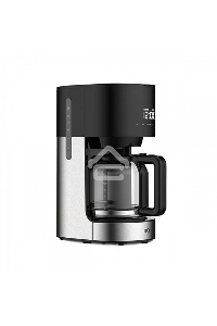 Кофеварка капельная  BQ CM1001 черный-стальной, исп. кофе -  молотый, 1.5 л, 900 Вт.
