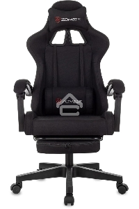 Кресло игровое Zombie Shadow черный Neo Black с подголов. крестов. пластик подст.для ног пластик черный