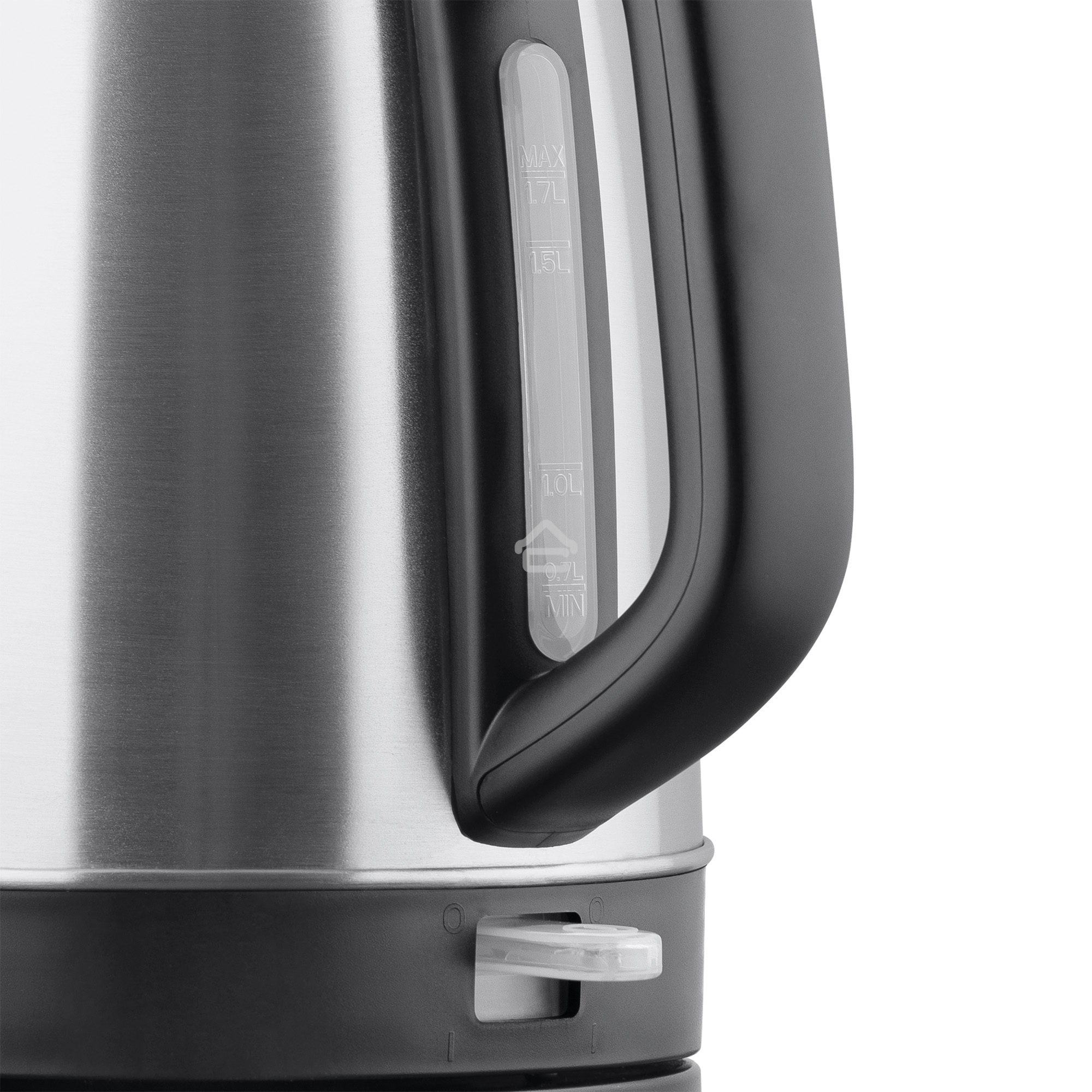 Чайник электрический BBK EK1765S черный/нержавеющая сталь, 1.7 л, 1850-2200 Вт