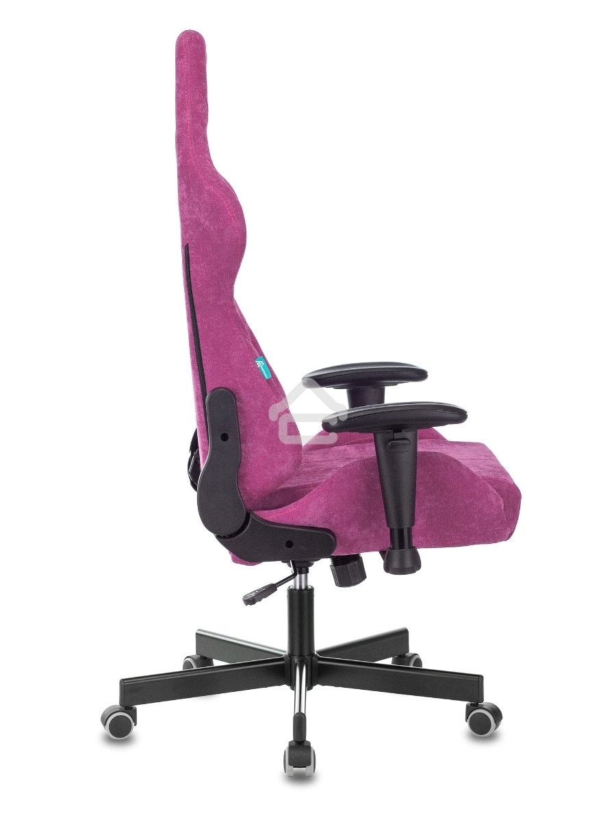 Кресло игровое Бюрократ VIKING KNIGHT LT15 FABRIC малиновый крестовина металл/пластик