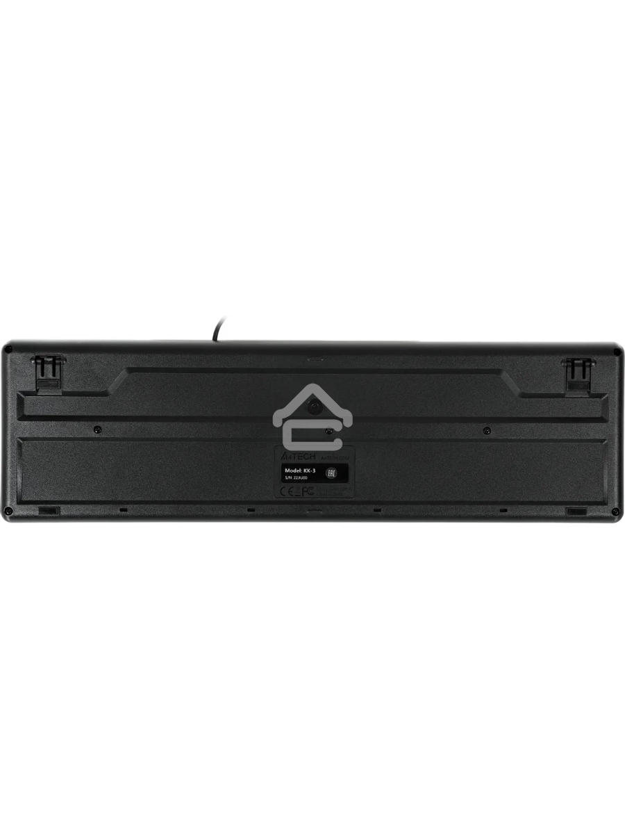 Клавиатура A4Tech KR-3 проводная, USB, черный