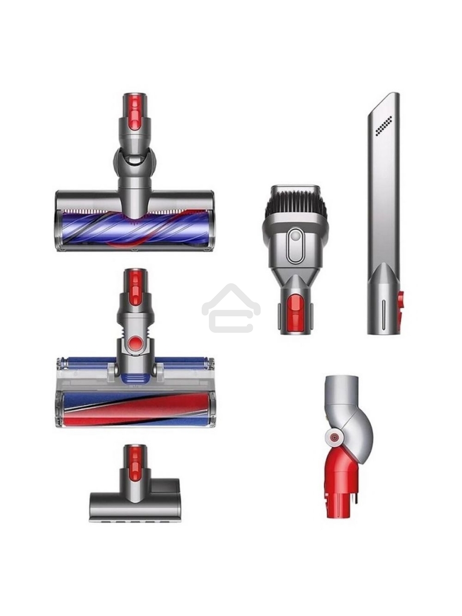 Пылесос вертикальный Dyson V8 Absolute оранжевый/серебристый, питание от аккумулятора, 115 Вт, уборка сухая, пылесборник 0.54 л, работа от АКБ max - 40 мин
