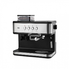 Кофейная станция BQ CM1003 сталь/черный, исп. кофе - зерновой/молотый, 1.5 л, 1150 Вт. 15 бар