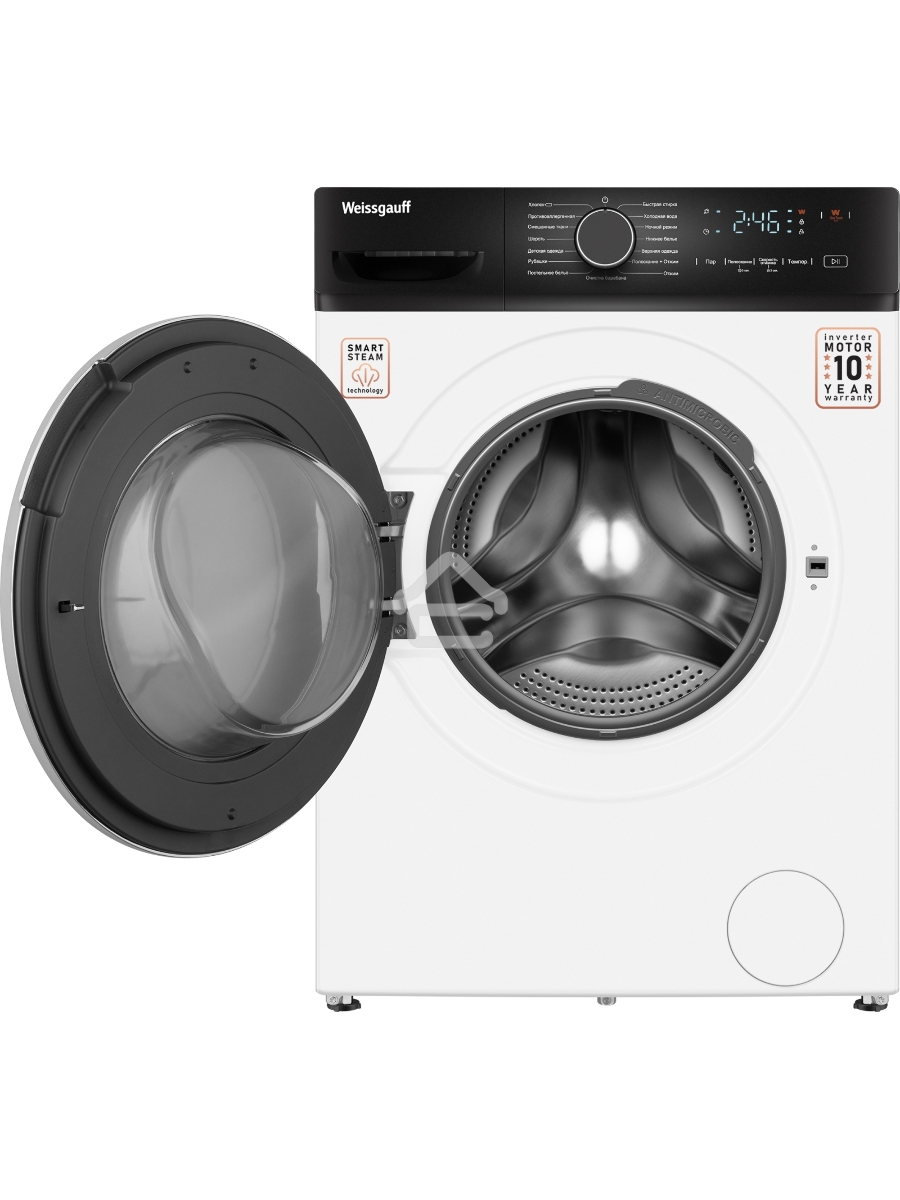 Стиральная машина Weissgauff WM 4627 Touch Inverter Steam Белый, загрузка фронтальная 7 кг, 1200 об/мин., класс: А+++