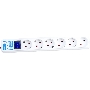 Сетевой фильтр PowerCube, PC PRO, 5м, 6р, бел. 16А, SPL6-16-P-5M