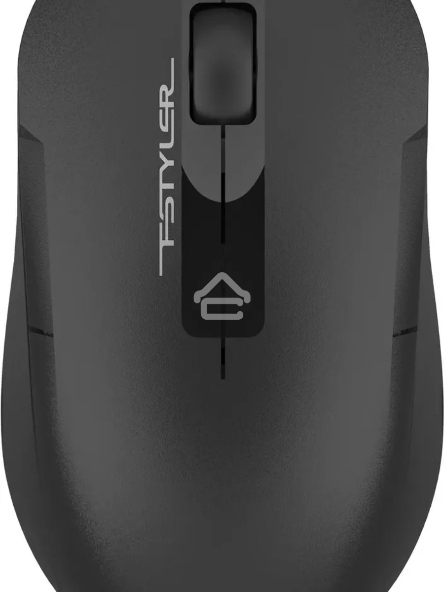 Мышь беспроводная A4Tech Fstyler FG15C Air2 черный, 1200 dpi, радиоканал, USB, кнопки - 3