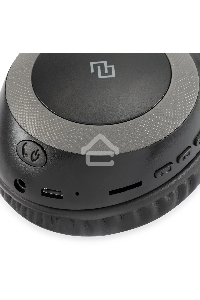 Гарнитура накладные Digma BT-15 черный/серый беспроводные bluetooth оголовье