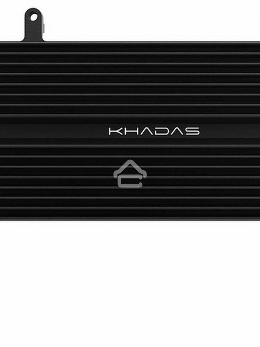 Радиатор Khadas Passive VIM Heatsink designed for VIM1 / 2/3 / 3L, Edge-V, Aluminum, Black, VIMs Thermal Pad
