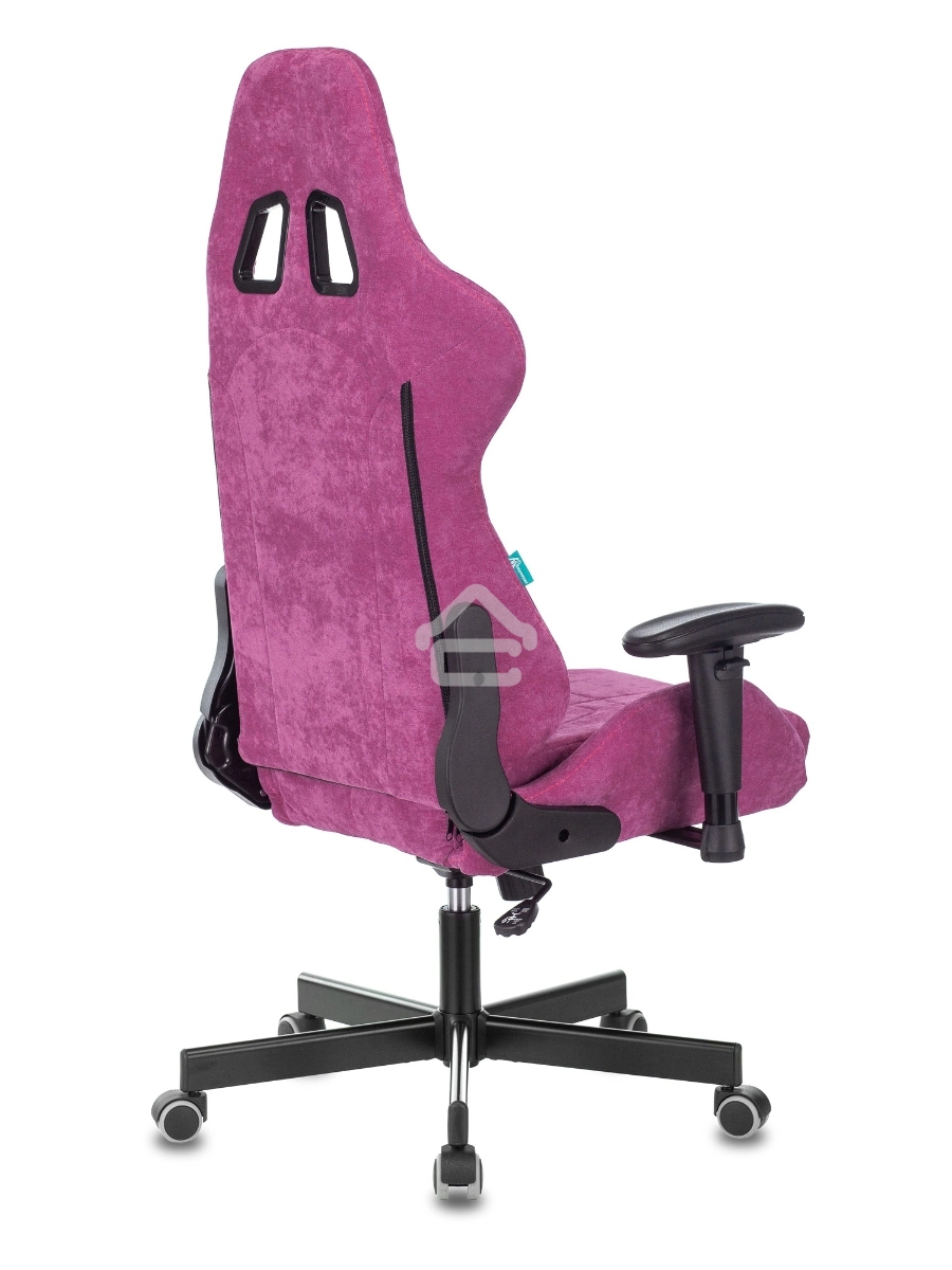 Кресло игровое Бюрократ VIKING KNIGHT LT15 FABRIC малиновый крестовина металл/пластик