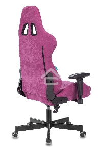 Кресло игровое Бюрократ VIKING KNIGHT LT15 FABRIC малиновый крестовина металл/пластик