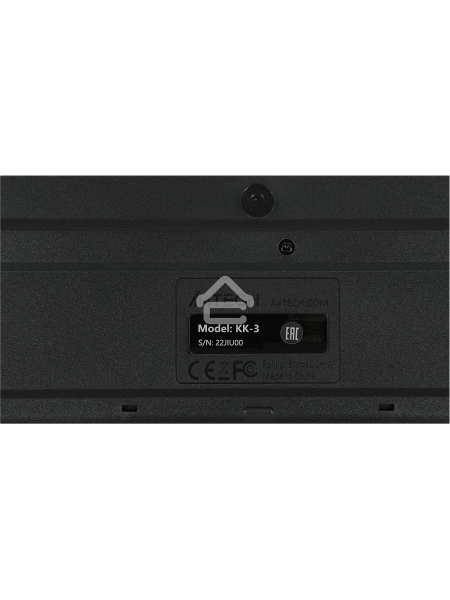 Клавиатура A4Tech KR-3 проводная, USB, черный