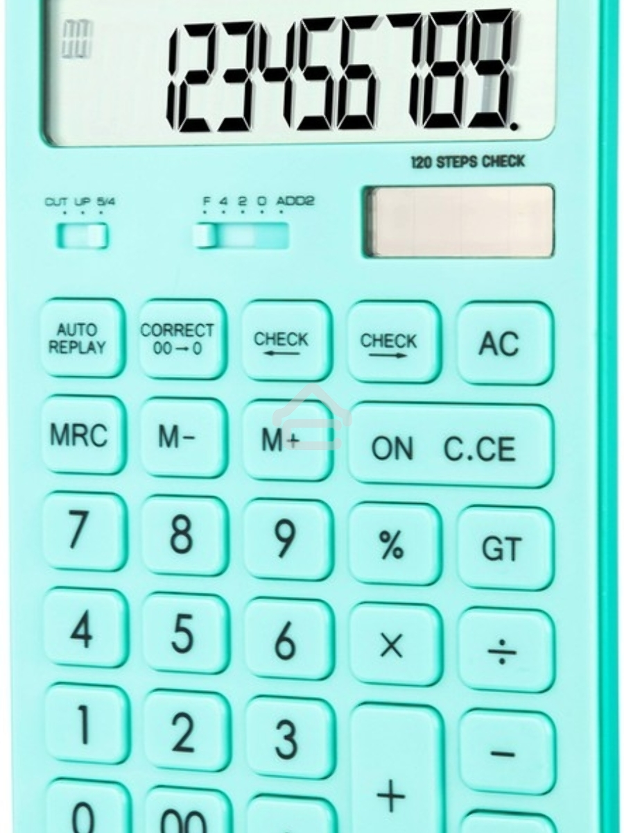 Калькулятор настольный Deli Touch EM01531 голубой 12-разр.