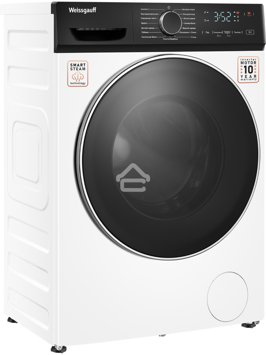 Стиральная машина Weissgauff WM 4627 Touch Inverter Steam Белый, загрузка фронтальная 7 кг, 1200 об/мин., класс: А+++