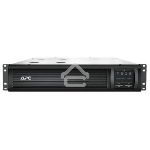 Источник бесперебойного питания APC Smart-UPS 1500VA/1000W, RM 2U, Line-Interactive, LCD, Out: 220-240V 4xC13 (2-Switched), SmartSlot, USB, SmartConnect, черный, 1 year warranty (REP: SMT1500RMI2U)