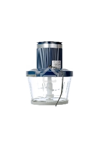Чоппер Centek CT-1397 (синий) <600Вт> 2 скорости, стеклянная чаша 2 л, 4 лезвия, резиновое основание