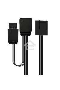 Вентилятор для корпуса Alseye Halo 4.0-B kit (3шт.) черный, 120 мм, 1300 об/мин, 24.8 дБ, 4 pin