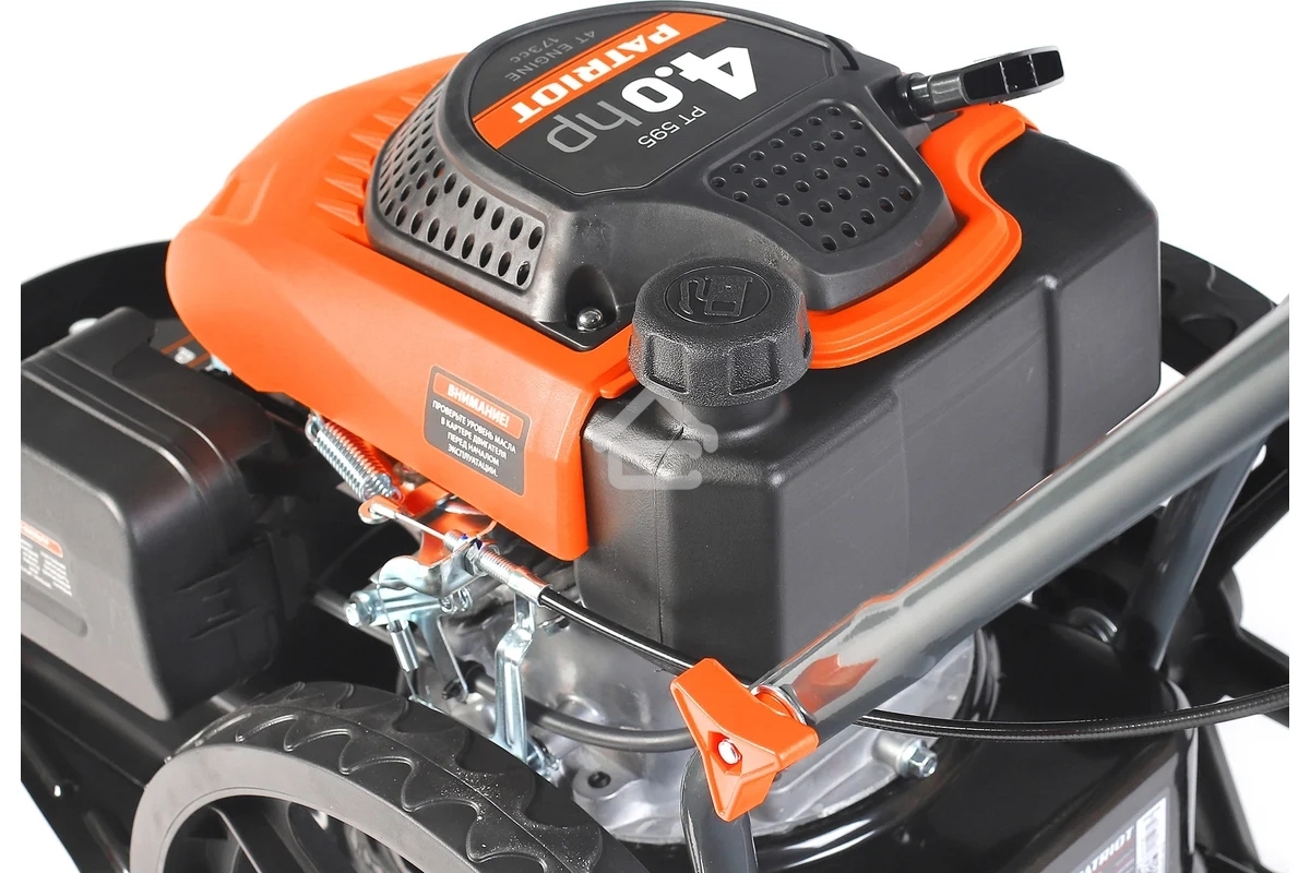 Газонокосилка бензиновая PATRIOT PT 595, 173сс, 4 л.с., 56 см, метал. дека