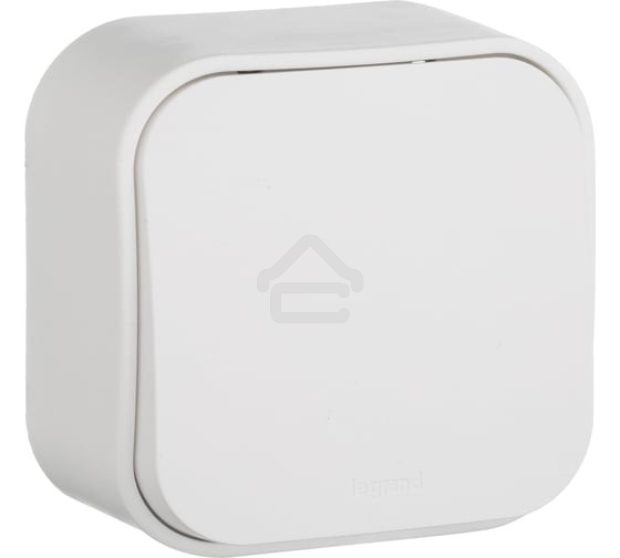 Выключатель Quteo 10A 1-клав., белый