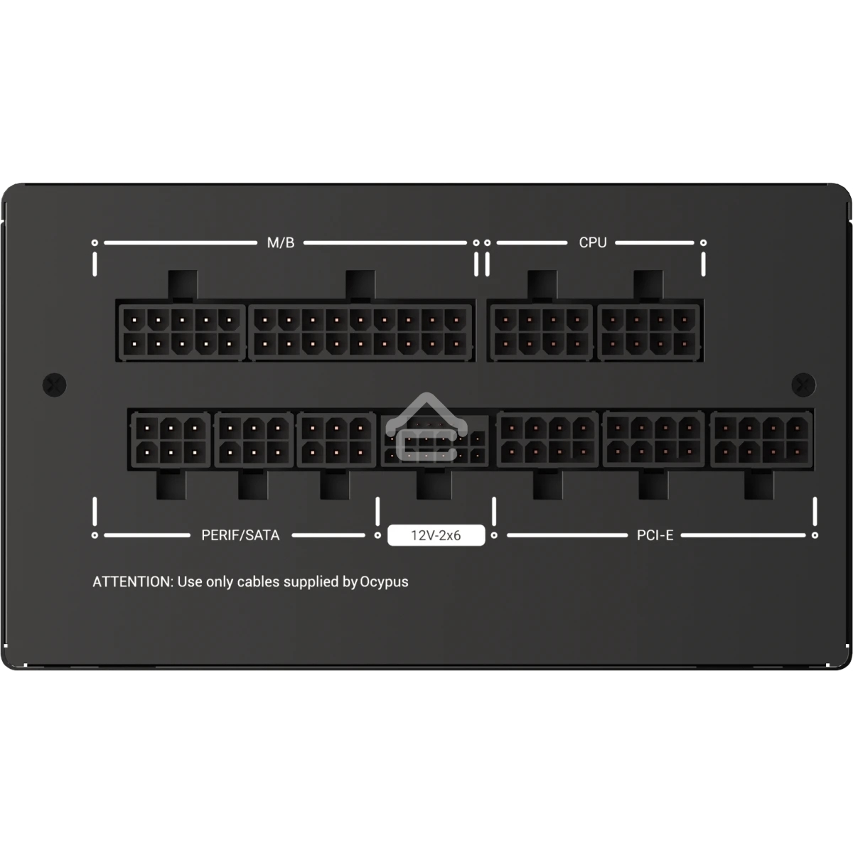 Блок питания 1200W Ocypus Iota P1200 (Iota-P1200-G1FFBK024X-EU), 1200Вт, 80 PLUS Gold, 120мм, модульный, черный