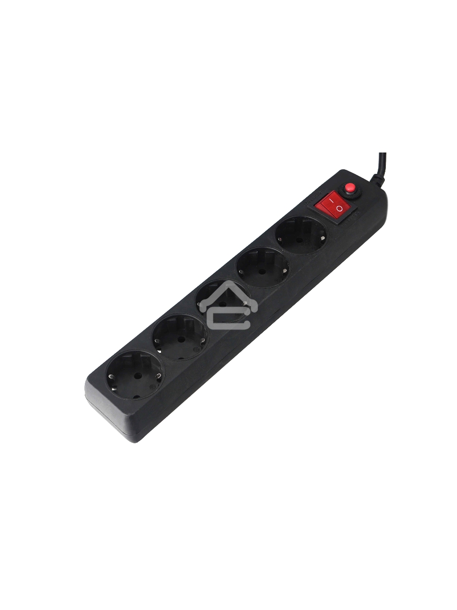 Сетевой фильтр Гарнизон EHLB-2 5р 10А 3м черный