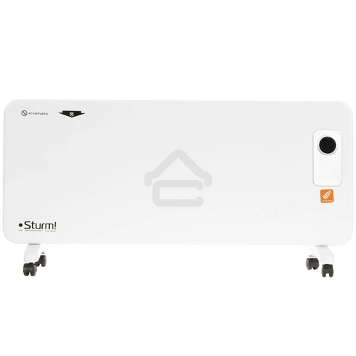 Конвектор электрический Sturm! CH2000D, белый, 2000 Вт, 25 м2, дисплей, электронный термостат