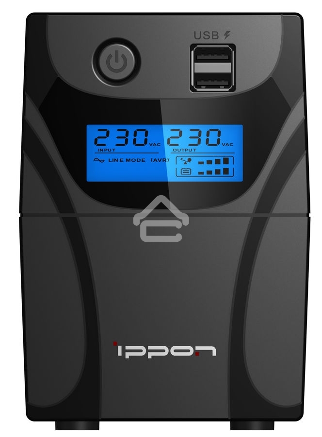 Источник бесперебойного питания Ippon Back Power Pro II Euro 650 360Вт 650ВА черный