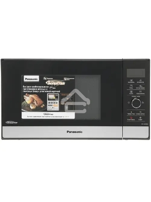 Микроволновая печь Panasonic NN-GD38HSZPE черный, 23 л, 1000 Вт, переключатели - поворотный механизм/сенсор