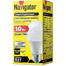 Лампа светодиодная Navigator NLL-A60-10-24/48-4K-E27
