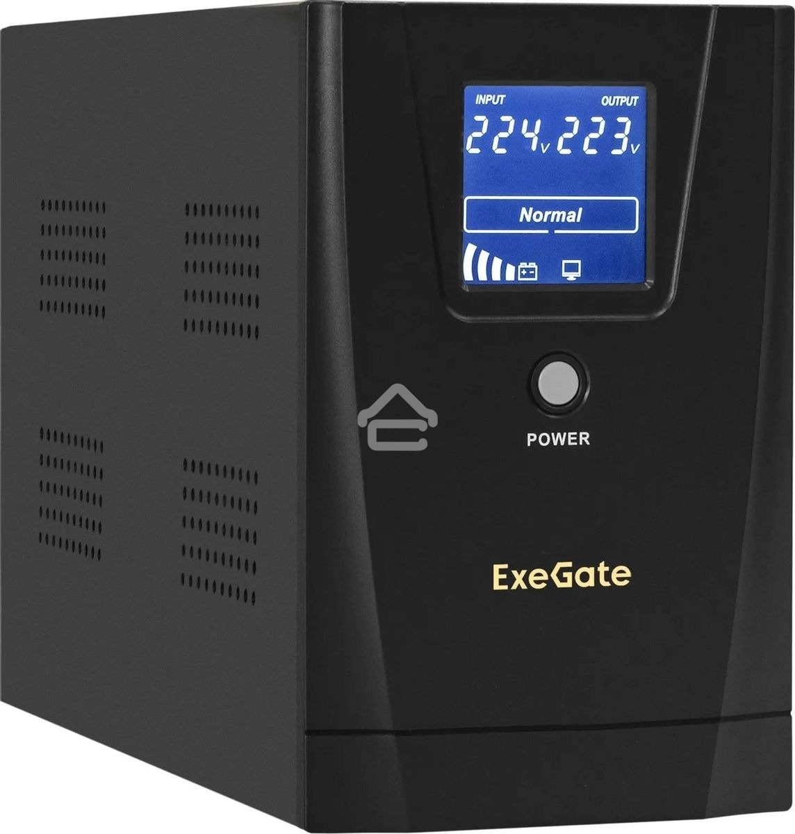 Источник бесперебойного питания ExeGate EX292631RUS SpecialPro Smart LLB-2000.LCD.AVR.4C13.RJ.USB <2000VA/1200W, LCD, AVR, 4*C13,RJ45/11,USB, металлический корпус, Black>